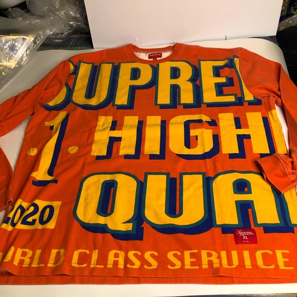 Supreme Other - Supreme Long Sleeve XL World Class Mens Shirt Top